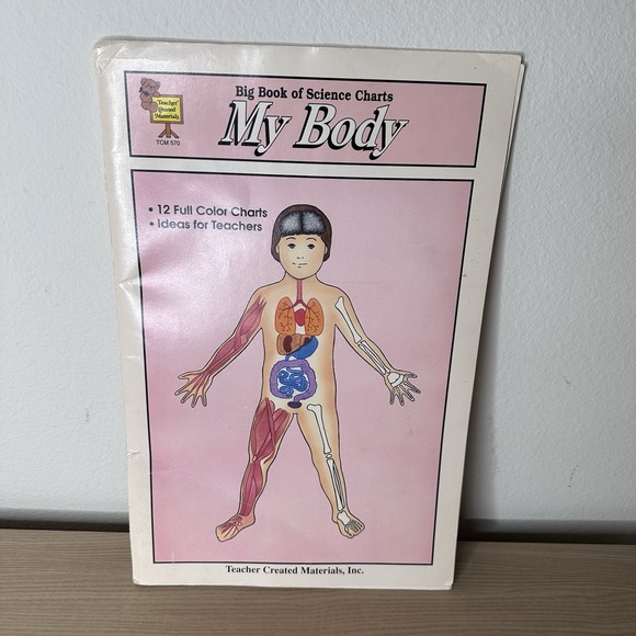 Other - Big Book of Science Charts : My Body - 12 Full Color Charts Teachers TCM